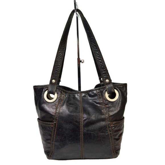 Fossil Black Leather Shoulder Bag - Picture 9 of 14